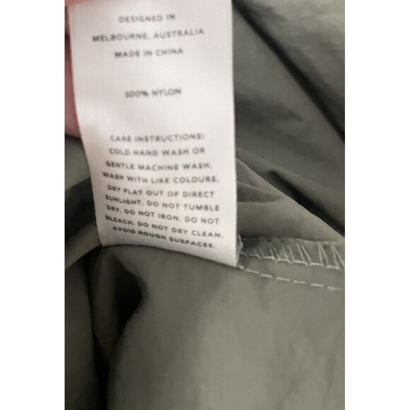 WILO THE LABEL Womens Pants Olive Green Parachute Cargo Jogger Athleisure medium - Picture 8 of 8